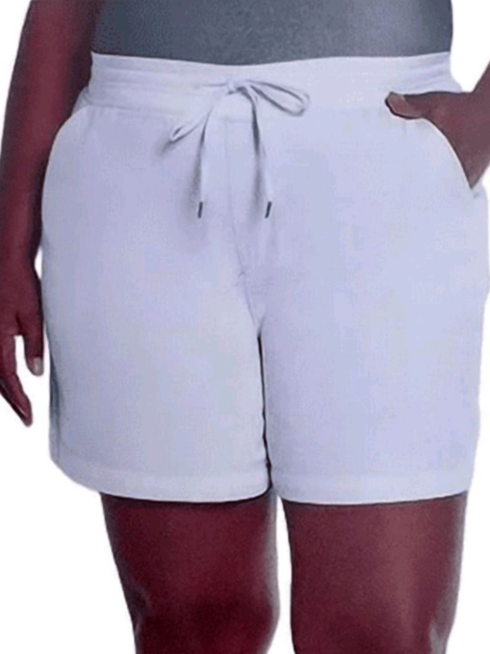 Orvis White Drawstring Cargo Shorts boxi